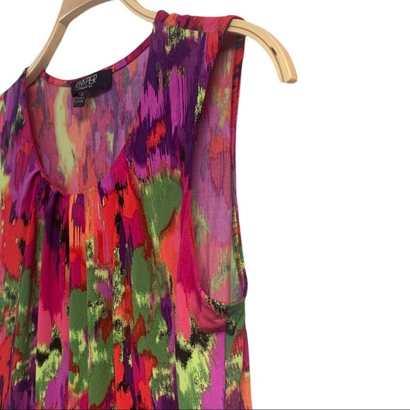 Kasper Seperates Sleeveless floral blouse - Picture 3 of 5